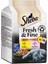 Sheba Pouch Fresh & Fine Sos Içerisinde Tavuklu ve Somonlu Yetişkin Konserve Kedi Maması 6 Adet 50 gr 1