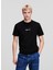 Bisiklet Yaka Siyah Erkek T-Shirt 236D1700_KLJ Regular Sslv Logo Tee 1