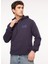 Kapüşon Yaka Lacivert Erkek Sweatshırt 6RPM10PJRJZ0554 1