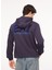 Kapüşon Yaka Lacivert Erkek Sweatshırt 6RPM10PJRJZ0554 5
