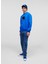 Bisiklet Yaka Mavi Erkek Sweatshırt 231D1804_Klj Regular Logo Sweat 1