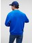 Bisiklet Yaka Mavi Erkek Sweatshırt 231D1804_Klj Regular Logo Sweat 5
