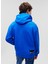 Kapüşon Yaka Mavi Erkek Sweatshırt 231D1850_Klj Logo Hoodıe 4