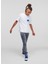Bisiklet Yaka Beyaz Erkek T-Shirt 231D1706_KLJ Regular Sslv Logo Tee 1
