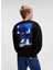 Bisiklet Yaka Siyah Erkek Sweatshırt 236D1850_Klj Karl Sweat 2