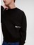 Bisiklet Yaka Siyah Erkek Sweatshırt 236D1850_Klj Karl Sweat 4