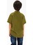 Kısa Kol Şile Bezi Bodrum Erkek Çocuk Tshirt Haki 3049 2
