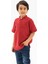 Kısa Kol Bodrum Erkek Çocuk T-Shirt Kırmızı 3