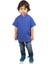 Kısa Kol Bodrum Erkek Çocuk T-Shirt Saks 1