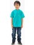 Kısa Kol Bodrum Erkek Çocuk T-Shirt Turkuaz 1