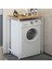 Çamaşır Makinesi Üstü Raf Banyo Rafı Banyo Dolabı 3034 1