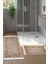 Dijital 2'li Banyo Paspas Takımı Yıldız Deri Kaymaz Taban Saçaklı Modern Twyla Camel 1