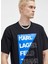 Bisiklet Yaka Siyah Erkek T-Shirt 236D1702_KLJ Relaxed Cut Logo Tee 3