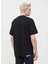 Bisiklet Yaka Siyah Erkek T-Shirt 236D1702_KLJ Relaxed Cut Logo Tee 1