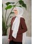 Ethnic Galaxy Soft Şal Beyaz Bej 3042-04 3