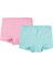Kız Çocuk 2'li Boxer Set 2-10 Yaş Pembe-Mint 2