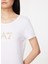Bisiklet Yaka Düz Beyaz Kadın T-Shirt 8NTT67 4