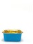 25'li Kare Mavi Gold Muffin Kek Kalıbı , Tatlı Kasesi , Airfryer Uyumlu 4