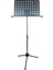 MV-19498 70-140 cm Çift Mikrofon Tutacaklı Müzik Nota Sehpası Şef Tipi 1