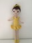 Sarı Balerin Bebek Amigurumi Organik Oyuncak 1