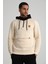 Ekru Kanguru Cepli Kapüşonlu Erkek Sweatshirt 1