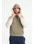 Yeşil Iki Renkli Kapüşonlu Erkek Sweatshirt 3