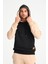 Kahve Iki Renkli Kapüşonlu Erkek Sweatshirt 5