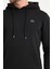 Siyah Kanguru Cepli Kapüşonlu Erkek Sweatshirt 5