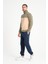 Yeşil Dik Yaka Yarım Fermuarlı Erkek Sweatshirt 1