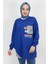 3165 Nakış Detaylı 2 Ip Sweatshirt 1
