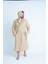 Kapüşonlu Unisex 4 Katlı Müslin Bornoz/sabahlık 4