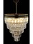 Avizade Şeritli 40 cm Lik Kristal Taşlı Lüks Avize 3
