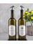 Ahşap Stantlı Amber 2li 750 ml Zeytinyağı Sıvı Yağ Şişesi Yağdanlık 2