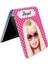 Barbie Baskılı Dikdörtgen Kişiye Özel Isim Baskılı Cep Aynası 8x6 cm (Kapaklı ve Büyüteçli) 3