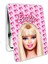 Barbie Baskılı Dikdörtgen Kişiye Özel Isim Baskılı Cep Aynası 8x6 cm (Kapaklı ve Büyüteçli) 1