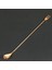 Bar Kaşık ve Çatalı Kokteyl Karıştırıcı Çatallı Bar Kaşığı 40 cm Kokteyl Karıştırıcı Rose 1