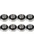 8 Adet 608-2RS Pas Önleyici Kaykay Tekerlek Rulmanı 8X22X12.6MM, Siyah (Yurt Dışından) 1