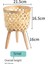 Saksı Bambu Rattan Saksı L (Yurt Dışından) 3