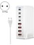 240W Usb-C 8 Bağlantı Noktalı Pd Gan Şarj Cihazı Pd3.0 Qc3.0 Hızlı Şarj Beyaz (Ab) (Yurt Dışından) 5