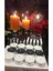 Iv Candles 6'lı Siyah Beyaz Büyük Tealight Teneke Mum 2