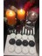 Iv Candles 6'lı Siyah Beyaz Büyük Tealight Teneke Mum 3