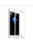 JM225 Iphone 7 Plus Tam Kaplayan Temperli Erkan Koruyucu Beyaz Beyaz 2