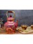 1,9 Litre El Işlemeli Nostaljik Tekli Kalaylı Bakır Demlik, Çaydanlık, Su Isıtıcısı 2
