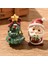 Noel Reçine Aile Küçük Hayvan Dekorasyon Mini Noel Baba Masa Dekoru (Yurt Dışından) 5