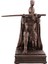 Şövalye Kasklı Kalemlik Heykeli Standlı Kalemlik Bronz (Yurt Dışından) 3