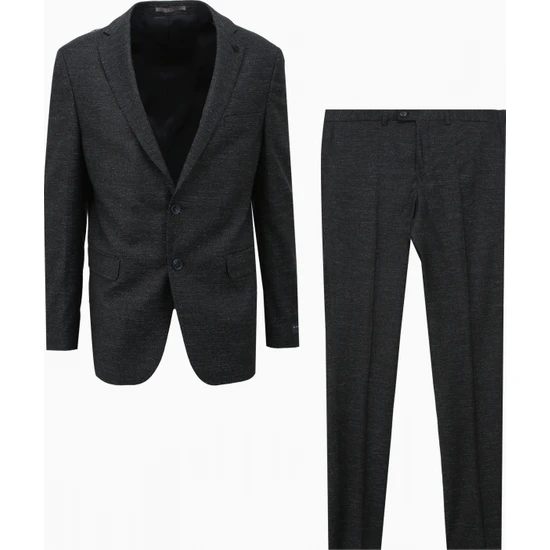 Altınyıldız Classics Normal Bel Slim Fit Lacivert Erkek Takım Elbise 4C3024100005