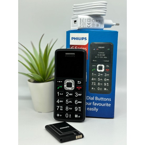Philips Ct S220 Tuşlu Cep Telefonu 16 MB Hafıza ile İthalatçı Garantili Kullanım Kolaylığı