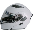 Jk-21 902 Model Güneş Vizörlü Çenededen Açılır Kask - Beyaz - L