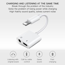 Joyroom Apple iPhone Uyumlu 7 8 x Plus Kulaklık Çevirici Lightning Aux Dönüştürücü