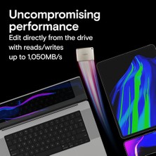Crucial X9 Pro For Mac 2tb Taşınabilir SSD 1050 Mb/s USB 3.2 Gen-2 CT2000X9PROMACSSD9B